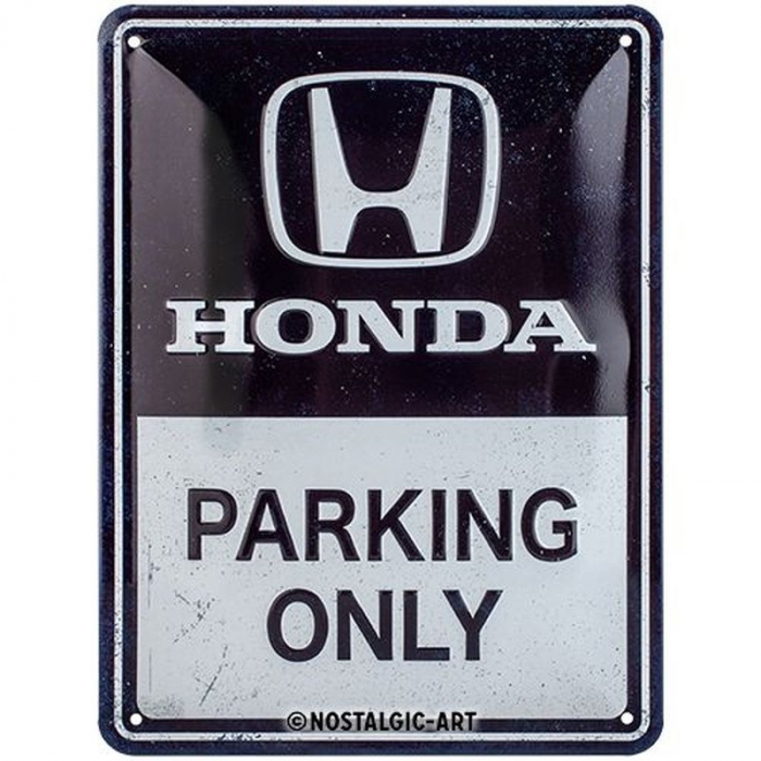 Blechschild Honda Parking 1